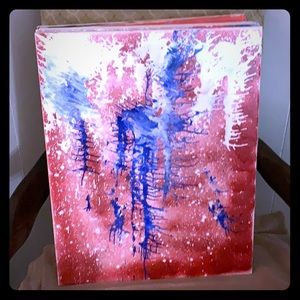 One of a kind hand painted wall art